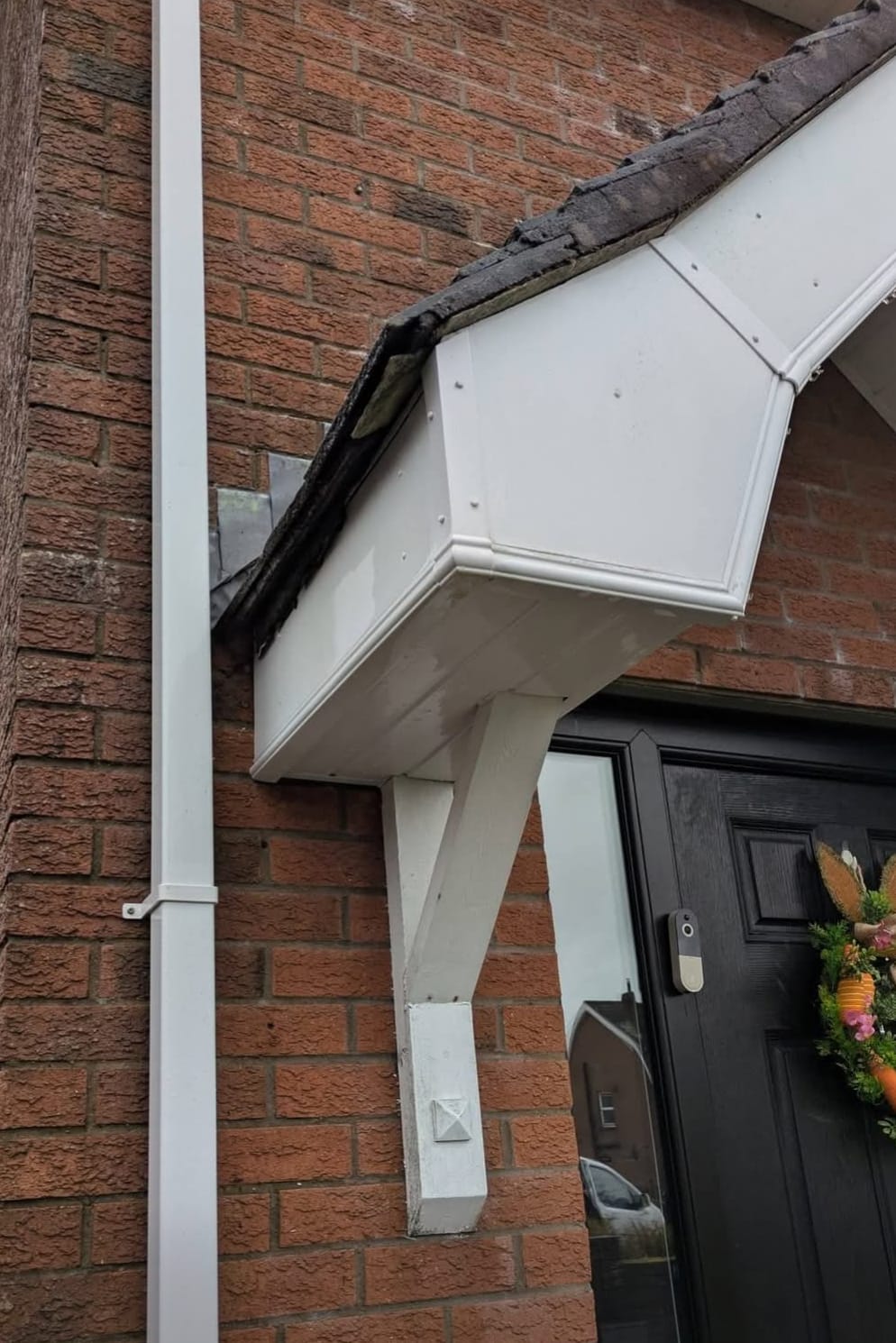 Conservatory frame and soffit cleaning